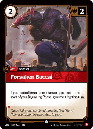 Forsaken Baccai (005/166) [Vendetta] Foil-1