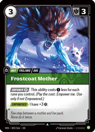 Frostcoat Mother (032/166) [Vendetta] Foil-1