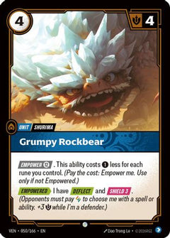 Grumpy Rockbear (050/166) [Vendetta] Foil-1