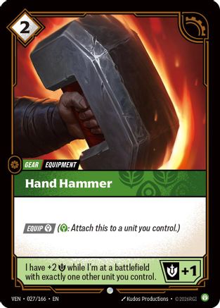 Hand Hammer (027/166) [Vendetta] Foil-1