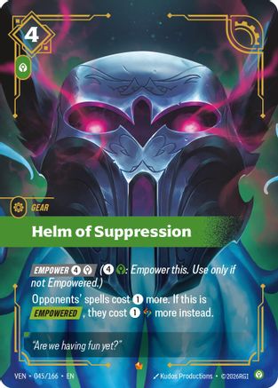 Helm of Suppression (045/166) [Vendetta] Foil-1