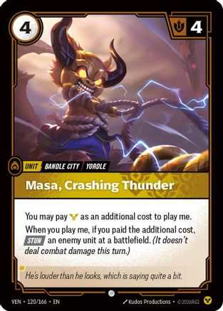 Masa, Crashing Thunder (120/166) [Vendetta]