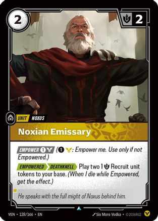 Noxian Emissary (128/166) [Vendetta]