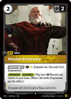 Noxian Emissary (128/166) [Vendetta] Foil-1