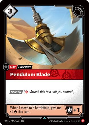 Pendulum Blade (011/166) [Vendetta] Foil-1
