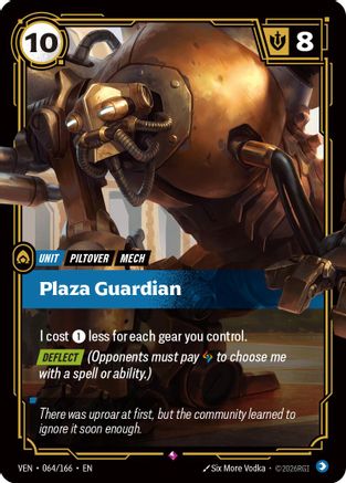 Plaza Guardian (064/166) [Vendetta] Foil