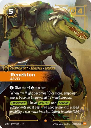 Renekton, Brute (092/166) [Vendetta] Foil-1