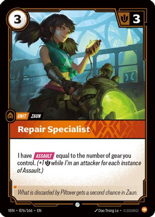 Repair Specialist (076/166) [Vendetta] Foil-1