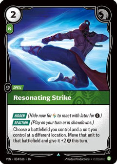 Resonating Strike (034/166) [Vendetta] Foil-1