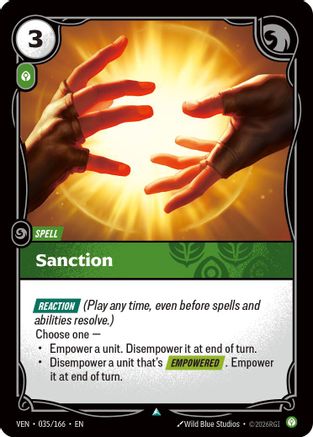 Sanction (035/166) [Vendetta]
