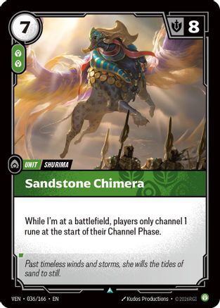 Sandstone Chimera (036/166) [Vendetta]