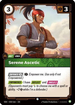 Serene Ascetic (030/166) [Vendetta]