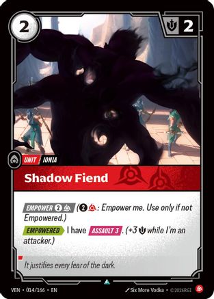 Shadow Fiend (014/166) [Vendetta] Foil-1