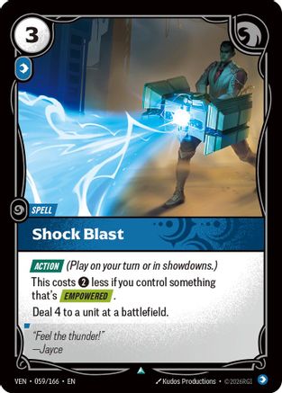Shock Blast (059/166) [Vendetta] Foil