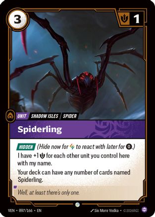 Spiderling (097/166) [Vendetta] Foil-1