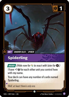 Spiderling (097/166) [Vendetta] Foil-1