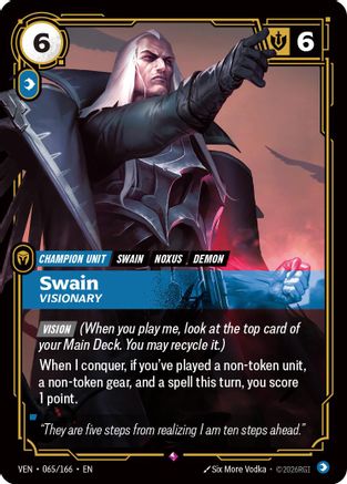 Swain, Visionary (065/166) [Vendetta] Foil