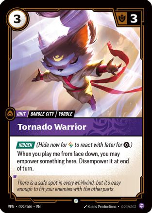 Tornado Warrior (099/166) [Vendetta] Foil