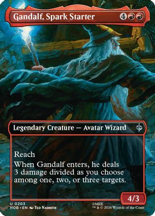 Gandalf, Spark Starter (Borderless) (203) [The Hobbit]-1