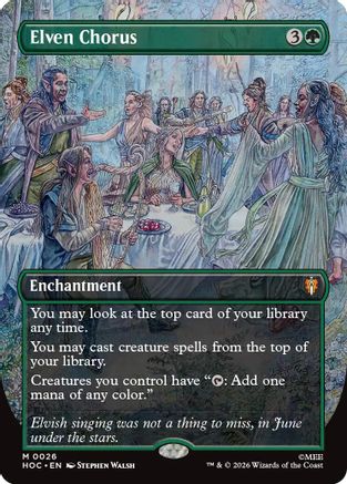 Elven Chorus (Borderless) (26) [The Hobbit: Eternal-Legal]-1