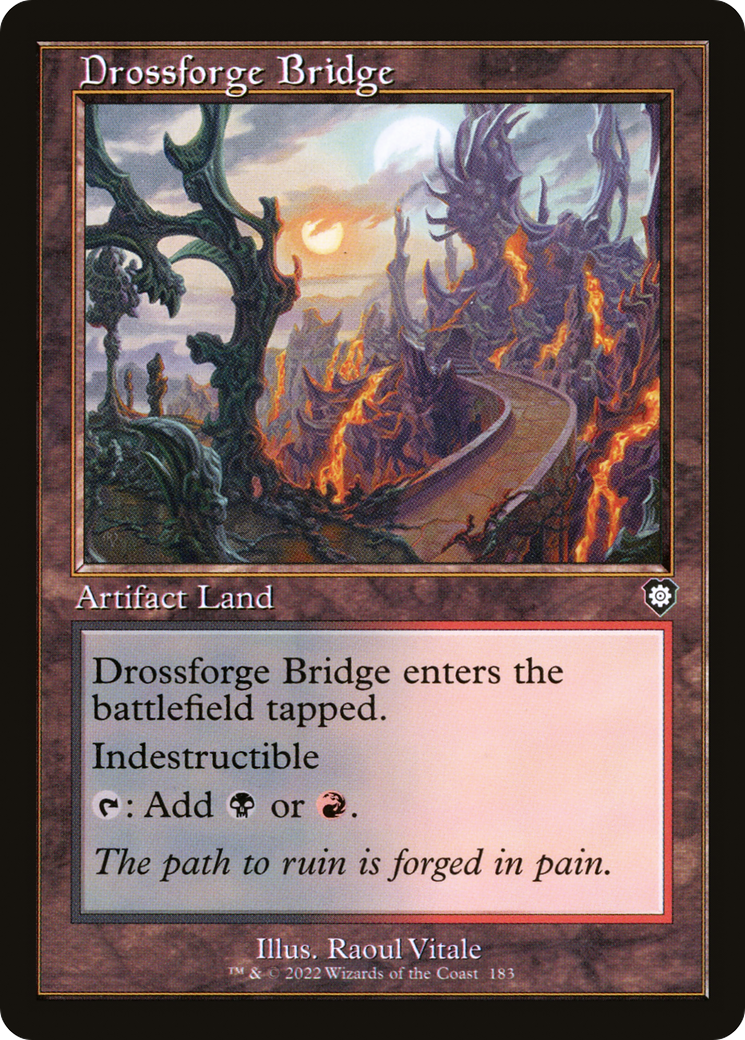 Drossforge Bridge (Retro Frame) (183) [Commander: The Brothers' War] - Deck Out Gaming
