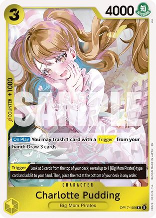 Charlotte Pudding (OP17-109) [The World's Strongest Warriors] Foil