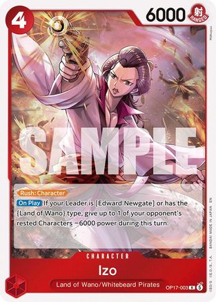 Izo (OP17-003) [The World's Strongest Warriors] Foil-1