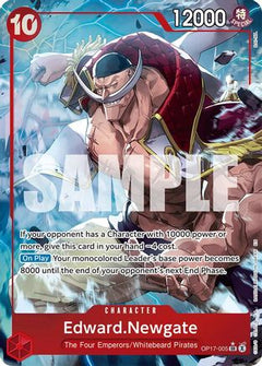 Edward.Newgate (005) (Alternate Art) (OP17-005) [The World's Strongest Warriors] Foil-1