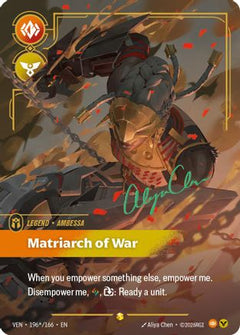 Ambessa - Matriarch of War (Signature) (196*/166) [Vendetta] Foil-1