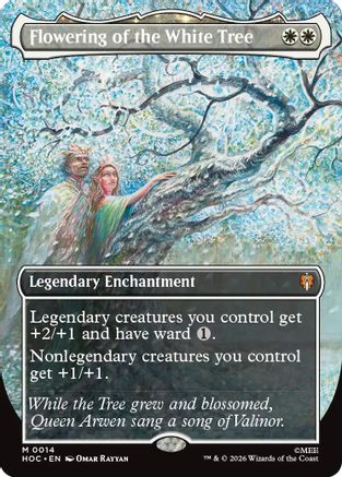 Flowering of the White Tree (Borderless) (14) [The Hobbit: Eternal-Legal] foil