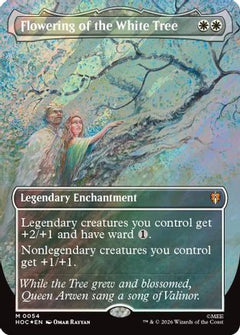 Flowering of the White Tree (Borderless) (Surge Foil) (54) [The Hobbit: Eternal-Legal] foil-1