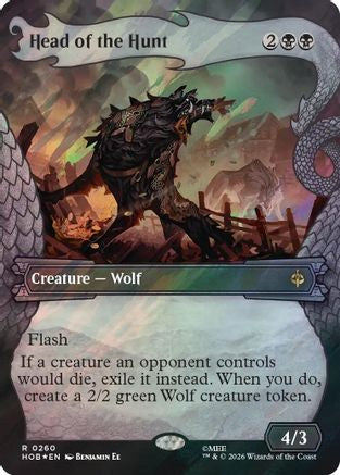 Head of the Hunt (Showcase) (Surge Foil) (260) [The Hobbit] foil