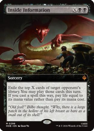 Inside Information (Extended Art) (296) [The Hobbit] foil-1
