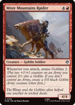 Misty Mountains Raider (105) [The Hobbit] foil-1