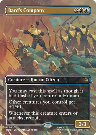 Bard's Company (Borderless) (210) [The Hobbit] foil-1