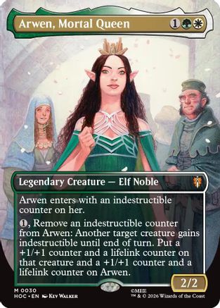 Arwen, Mortal Queen (Borderless) (30) [The Hobbit: Eternal-Legal]