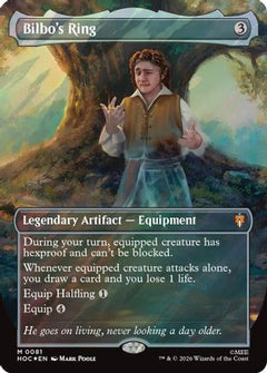 Bilbo's Ring (Borderless) (Surge Foil) (81) [The Hobbit: Eternal-Legal] foil-1