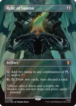 Relic of Sauron (Borderless) (Surge Foil) (86) [The Hobbit: Eternal-Legal] foil-1
