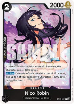 Nico Robin (OP17-087) [The World's Strongest Warriors] Foil-1