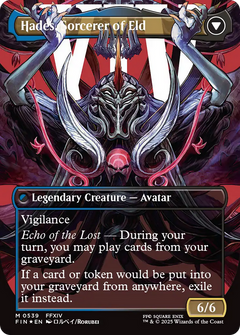 Emet-Selch, Unsundered // Hades, Sorcerer of Eld (539) (Surge Foil) [FINAL FANTASY] foil - Deck Out Gaming