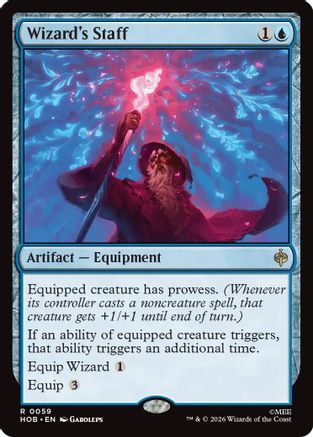 Wizard's Staff (59) [The Hobbit] foil