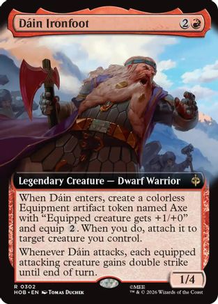 Dain Ironfoot (Extended Art) (302) [The Hobbit] foil-1
