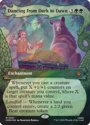 Dancing from Dark to Dawn (Showcase) (Surge Foil) (267) [The Hobbit] foil-1