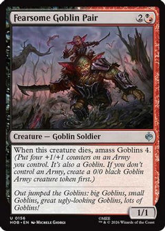 Fearsome Goblin Pair (156) [The Hobbit] foil-1