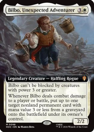 Bilbo, Unexpected Adventurer (Extended Art) (98) [The Hobbit: Eternal-Legal] foil