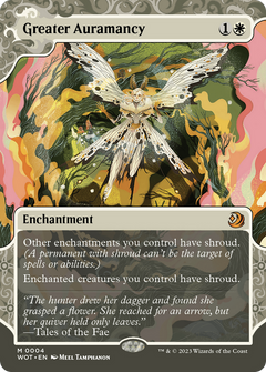Greater Auramancy (4) [Wilds of Eldraine: Enchanting Tales] foil - Deck Out Gaming