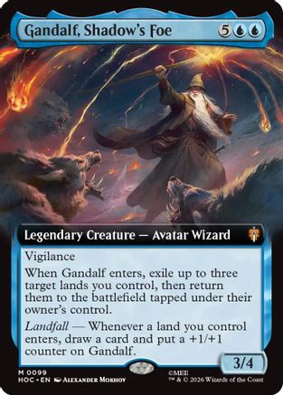 Gandalf, Shadow's Foe (Extended Art) (99) [The Hobbit: Eternal-Legal] foil-1