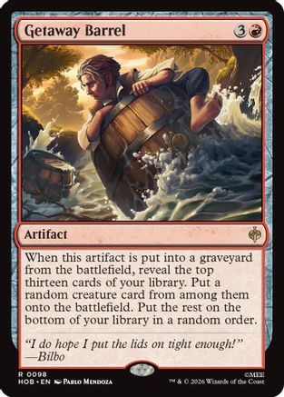 Getaway Barrel (98) [The Hobbit: Eternal-Legal] foil