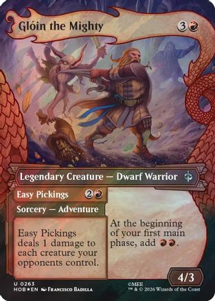 Gloin the Mighty (Showcase) (Surge Foil) (263) [The Hobbit] foil-1