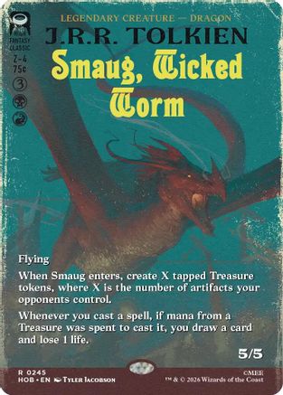 Smaug, Wicked Worm (Borderless) (245) [The Hobbit]